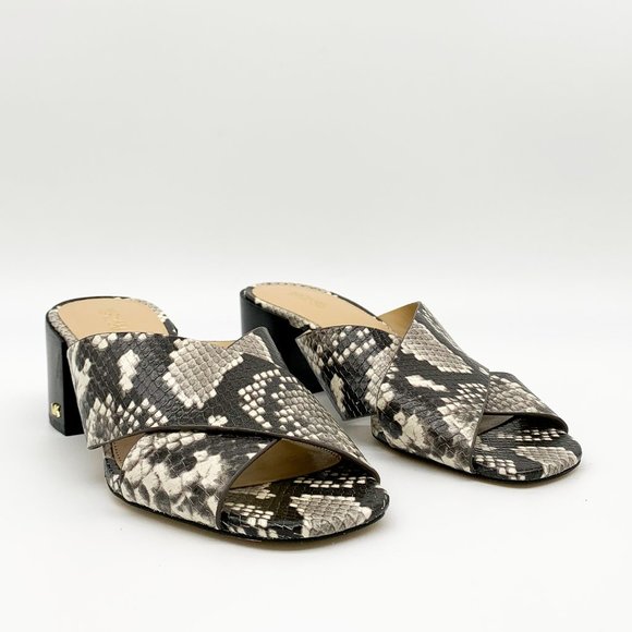 MICHAEL Michael Kors Shoes - MICHAEL Michael Kors Abbott Snake Crisscross Mules